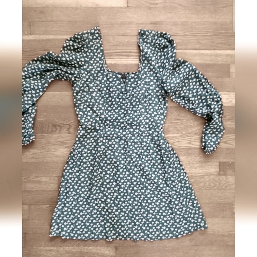 Trixxi Fit and flare Dress floral print dress Junior's Size M